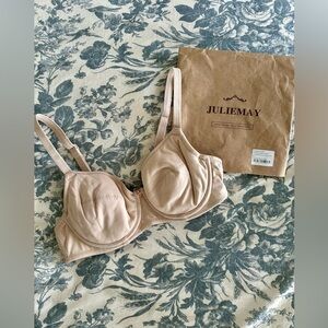 Julie May Lingerie Bra - Organic Cotton & Silk - 36B